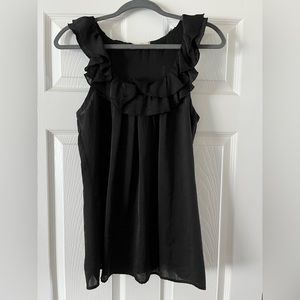 LUSH Black tank, blouse, size medium